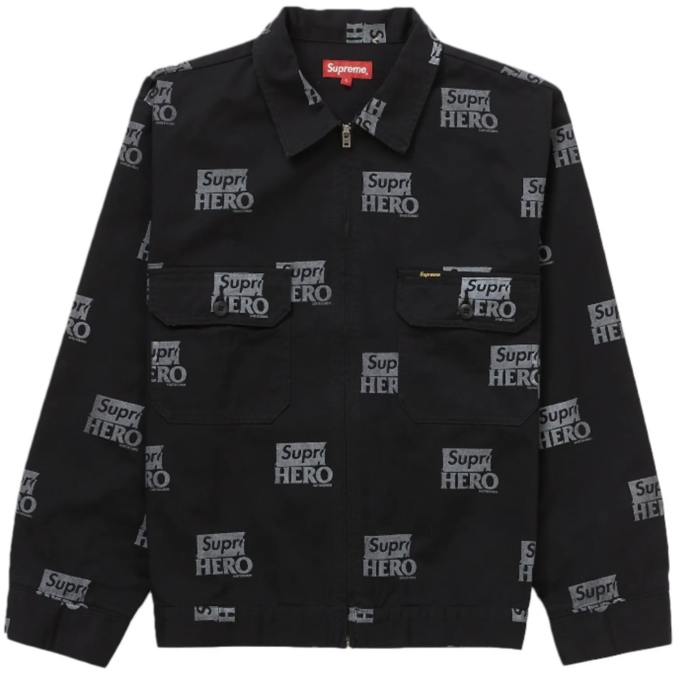NEW Black Supreme x ANTIHERO Work Jacket